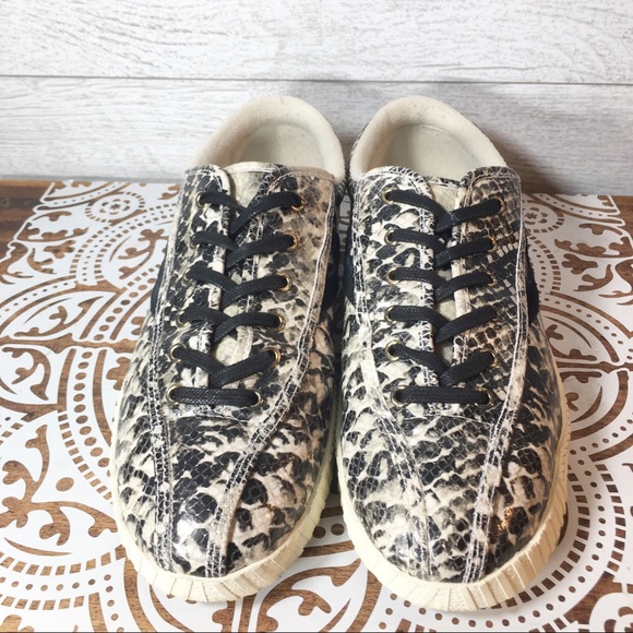 Tretorn NY Lite 3 Plus Python Print Sneakers - Picture 2 of 5